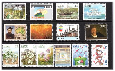 1988 Ireland Stamp Year Pack MNH. See scan for stamps included. All stamps Mint Never Hinged.