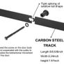 4 ft / 122 cm Sliding Door Kit Sliding Door Fitting Set Hanging Rail Sliding Door System Hardware Kit for Interior Doors Image 7
