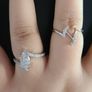 Adara 9ct White Gold 0.50ct Marquise Diamond Ring Image 6