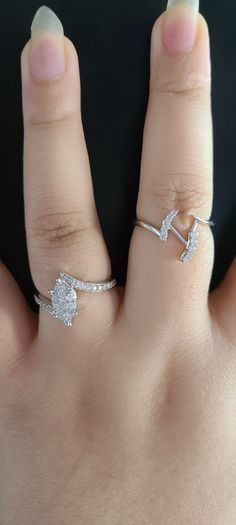 Adara 9ct White Gold 0.50ct Marquise Diamond Ring