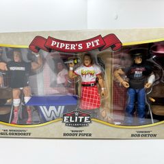 Wwe Mattel Elite Pipers Pit Set Rowdy Roddy Piper ,Mr Wonderful Paul Orndorff ,Cowboy Bob Orton