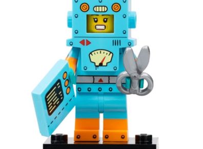 lego series 23 Cardboard robot. Col23-6