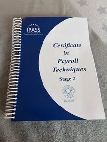 Certificate in Payroll Techniques Stage 2 (2023)