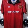 Man Utd (retro /cantona 7) Jersey , Size : Large Image 2