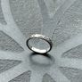 Sterling silver Celtic design ring size K or 5.5 Image 4