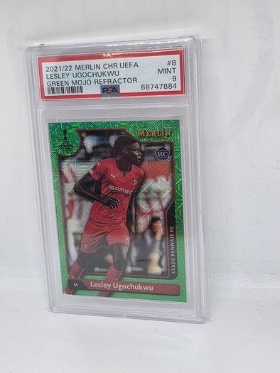Lesley Ugochukwu PSA 9 Green Mojo Refractor 65/99 RC