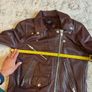 Genel leather jacket   Size S /uk 10 Like a new Image 10