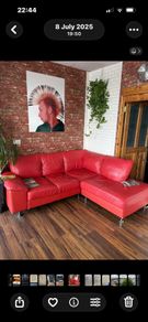 Leather Corner sofa