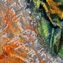 Abstract Gecko Natures Hidden Textures 40x40cm on Canvas Image 3