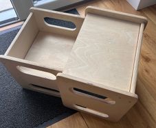 Wooden toddler chair and table
