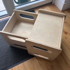 Wooden toddler chair and table