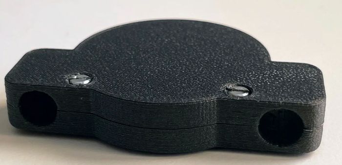 Under-saddle AirTag holder for bicycle