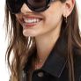 Aire X Solar Aviator Sunglasses in Black New Image 2