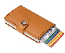 Brand New Genuine Leather Smart Single Layer Card Holder Wallet.