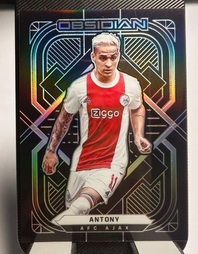 Panini Obsidian Soccer #75 Antony AFC Ajax Silver Electric Etch /105