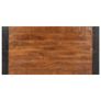 Dining Table 140x70x76 cm Solid Rough Mango Wood Image 4