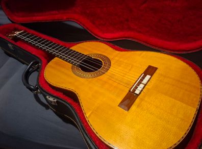 Vintage Japanese Classical Guitar Hardcase