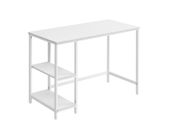 Desk with 2 shelves and steel frame  Size 100 x 76 cm