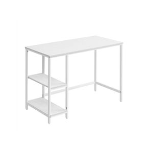 Desk with 2 shelves and steel frame  Size 100 x 76 cm