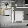 Industrial filing cabinet bedside cabinet 40x30x57.5 cm white steel ML design Industrial filing cabinet bedside cabinet Image 5