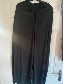 Halloween Black Cape with Hood