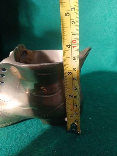 vintage brass boot