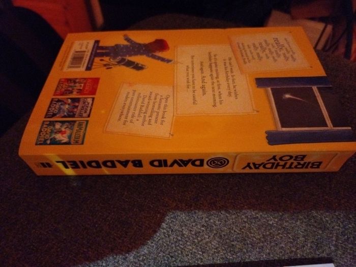 "Birthday boy" by David Baddiel