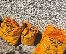 Stuff for an open fire later in the year