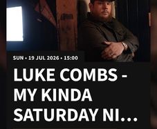 Luke Combs Sunday standing tickets x2