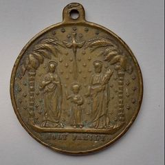 Rare Antique Religious Medal