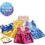 Disney princess fancy dress up costume trunk with 4 outfits Age 3+ EUC Image 2