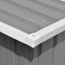 Garden Shed Grey 257 x 990x181 cm Galvanised steel Image 3