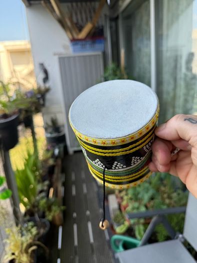Hand Held Monkey Drum Instrument
