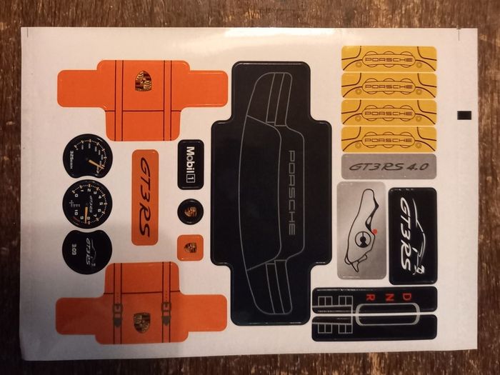 Unbranded Bricks Porsche GT3 RS (Lego equivalent number 42056)