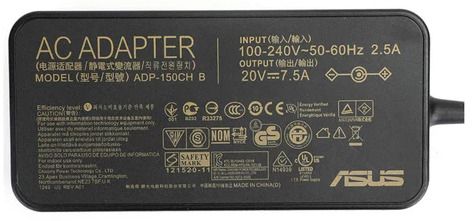 charger asus ADP-150CH 20V 7.5A 150W