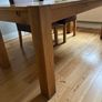 Solid oak dining table Image 6