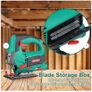 HYCHIKA Jig saw, 6.7A Jig Saw 800-3000SPM with 6 Variable Speeds, 4 Orbital Sets, Bevel Angle 45 Dagree Image 9