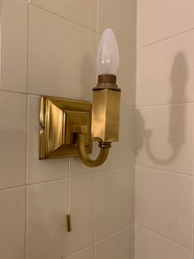brass wall lights