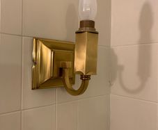 brass wall lights