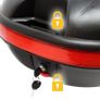 Top Case 31l Matt Black Motorbike Motorcycle Helmet Storage Trunk Image 5