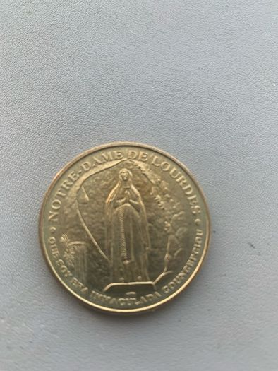 Gold Lourdes Coin