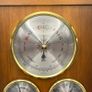 Vintage Barigo Oak Weather Station Hygrometer Barometer Thermometer Germany Image 2