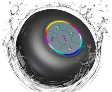 x2 Bundle - Brand New Luzsco Bluetooth Shower LED Wireless Speaker - RRP - 9.99 & Brand New B&M 10 LED Bath Lamp With Remote