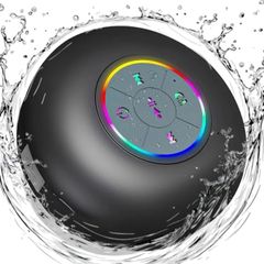 x2 Bundle - Brand New Luzsco Bluetooth Shower LED Wireless Speaker - RRP - 9.99 & Brand New B&M 10 LED Bath Lamp With Remote
