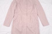 Edina Ronay Blush Pink Embossed Pattern Coat Size L/XL