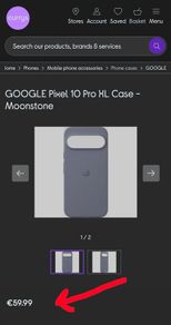 GOOGLE Pixel 10 Pro XL Case - Moonstone (sealed)