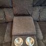 Dark grey 2-seater recliner sofa. As new. Wicklow Town. Image 6