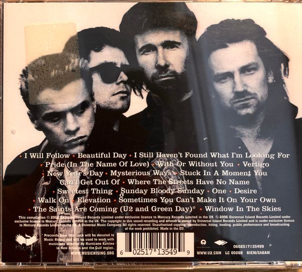 U2 "U218 Singles" CD Compilation