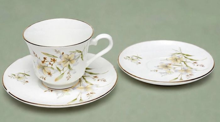 Vintage 21-Piece Marlborough Tea Set in Original Box!