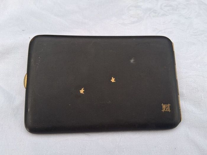 Damascene Komai 24kgold Inlay Meiji Period Case